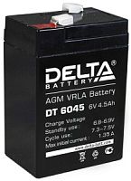 Аккумулятор 6V/4.5Ah (DELTA DT 6045)